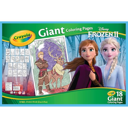 Crayola Disney Frozen 2 Giant Coloring Book Michaels Crayola Disney Frozen 2 Giant Coloring Book Michaels